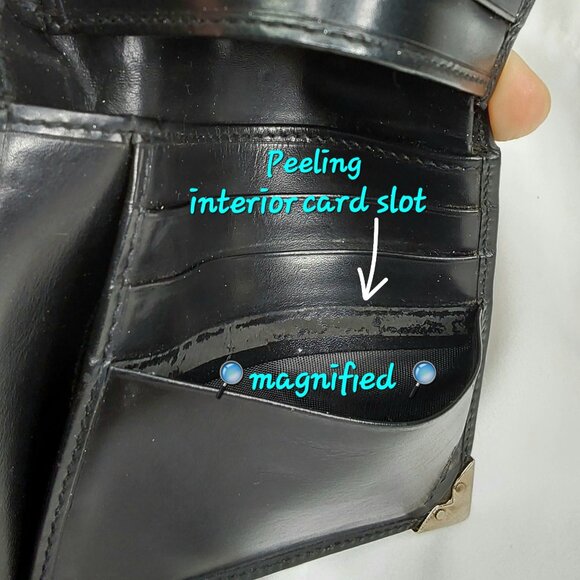 'PRADA' LEATHER WALLET COMPLETE GIFT SET BOX, DUST BAG, RIBBON & TISSUE - Picture 15 of 16